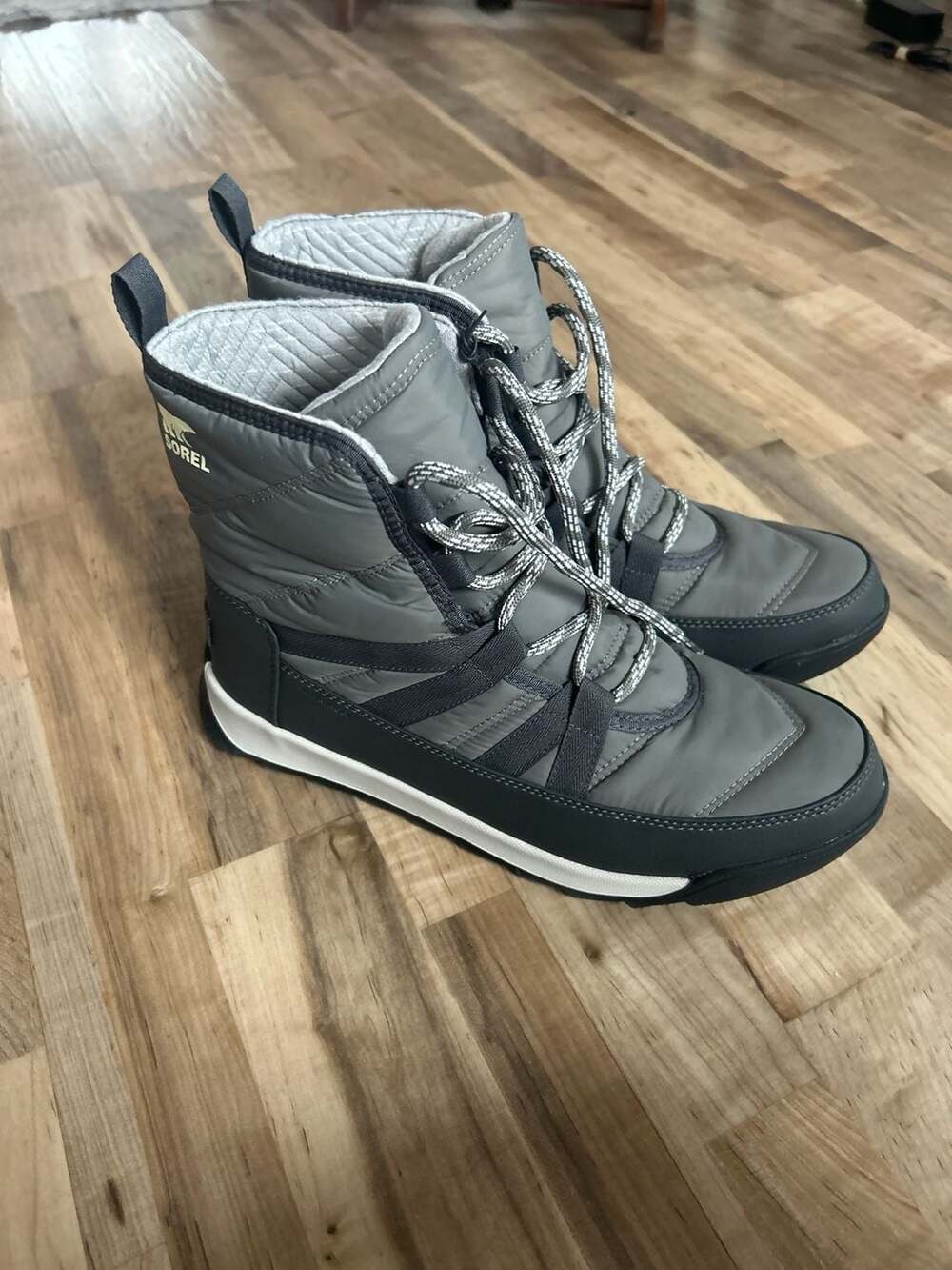 SOREL Whitney II Short Lace Waterproof Insulated Winter Boots in Quarry